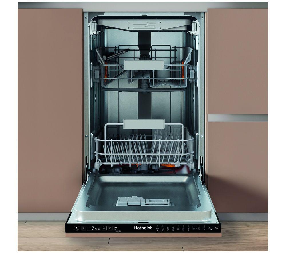 HOTPOINT HP6IA10BS7LA0UK Fully Integrated Slimline Dishwasher - Black image number 3 of 5