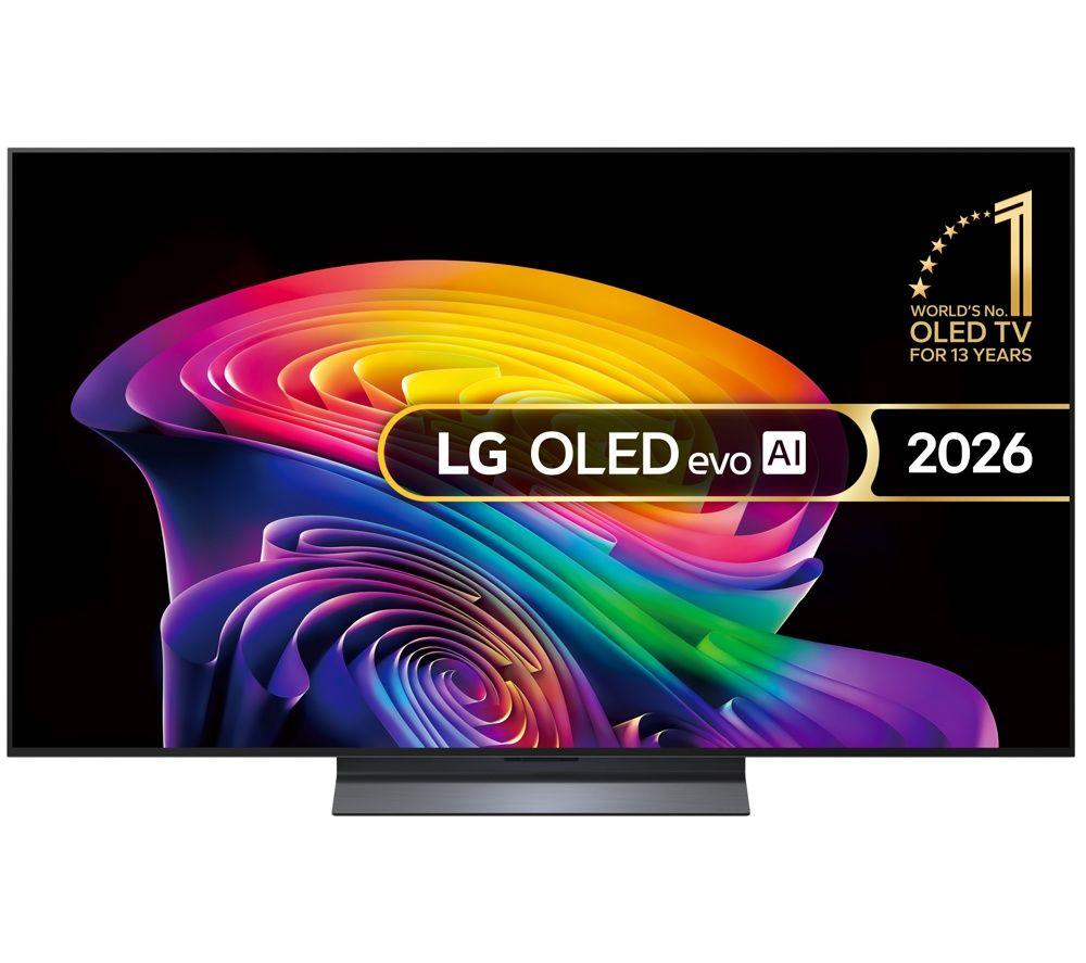 Lg 55" C6 Oled Evo Ai 4K Hdr Smart Tv 2026 - Oled55c66lb, Silver/Grey
