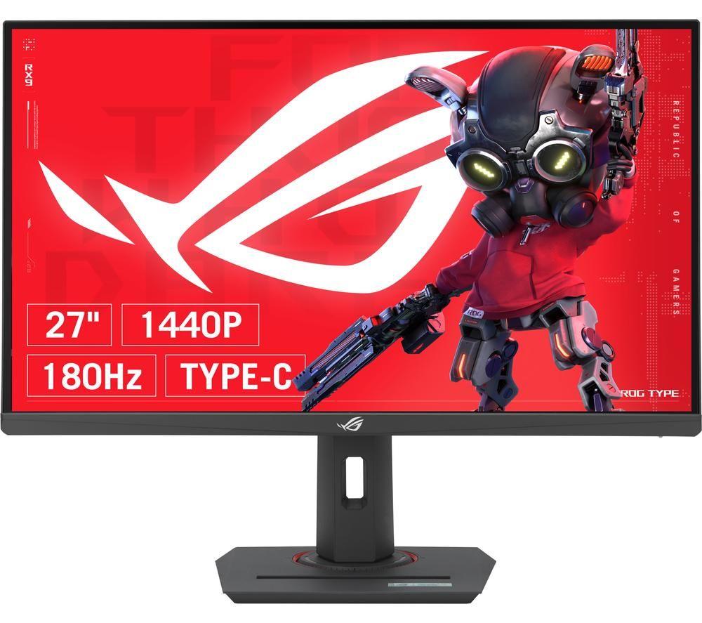 ASUS ROG STRIX XG27ACMS Quad HD 27" Fast IPS LED Gaming Monitor - Grey image number 3 of 7