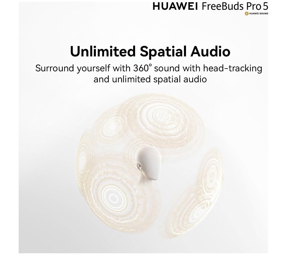HUAWEI FreeBuds Pro 5 Wireless Bluetooth Noise‑Cancelling Earbuds - Blue image number 4 of 9