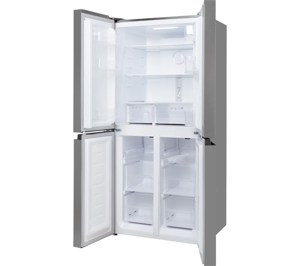 RUSSELL HOBBS RH180A4FF802E1SS American-Style Fridge Freezer - Silver image number 3 of 4