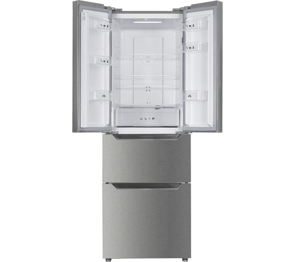 RUSSELL HOBBS RH186FDFF602E1SS American-Style Fridge Freezer - Stainless Steel image number 2 of 4