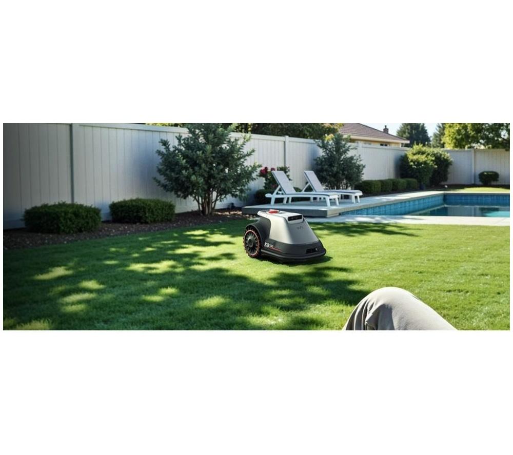 EUFY E18 Cordless Robot Lawn Mower - Grey image number 2 of 8