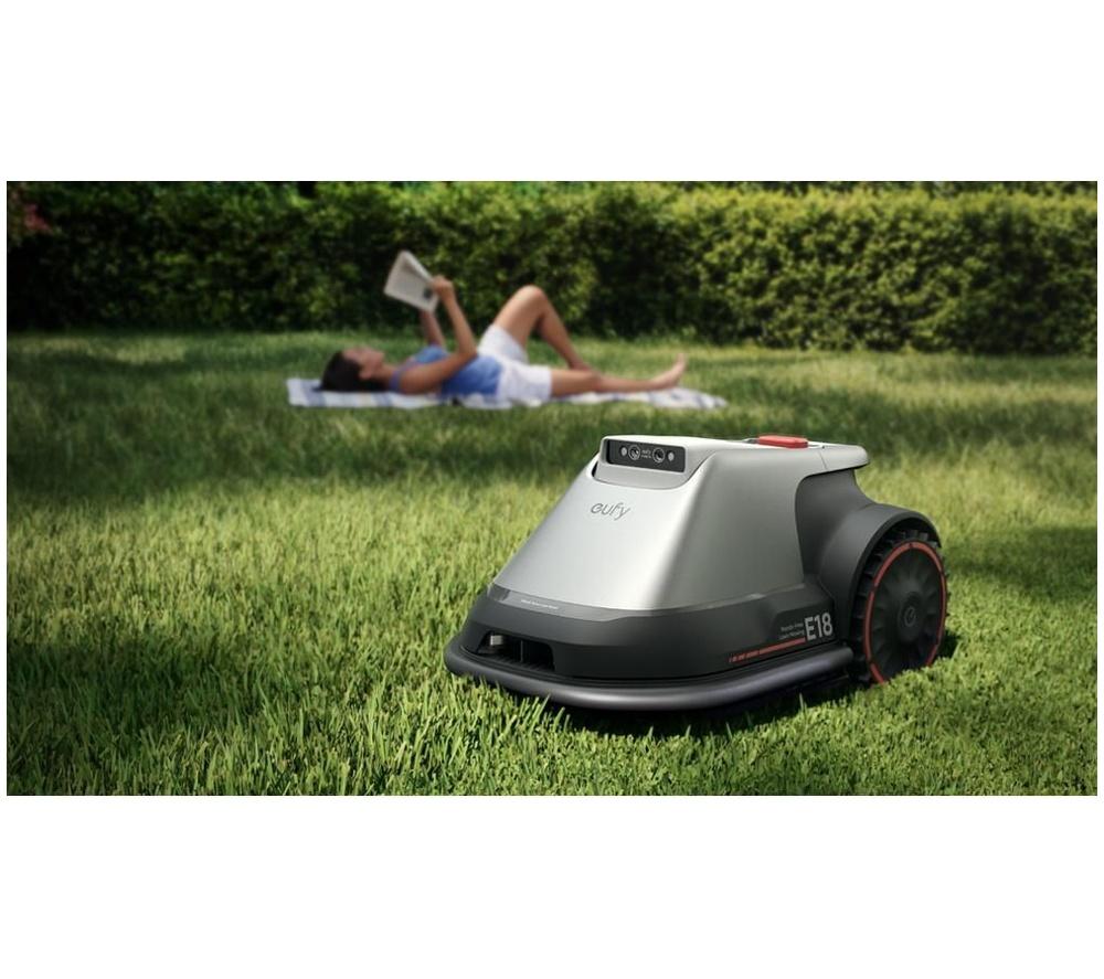 EUFY E18 Cordless Robot Lawn Mower - Grey image number 5 of 8