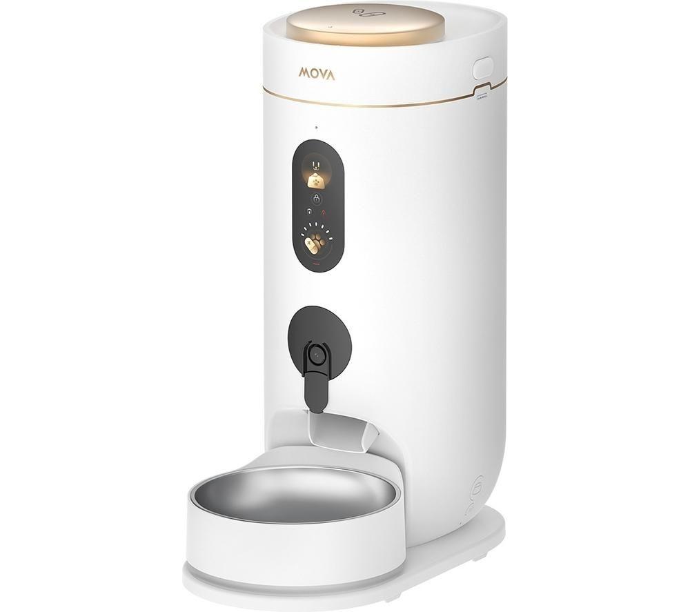 MOVA NutriPal 10 Ultra Automatic Pet Food Feeder - 4 Litre, White image number 10 of 11