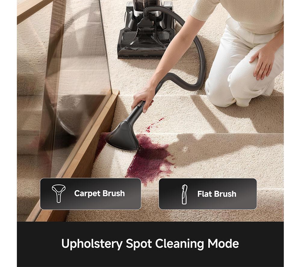 MOVA X2 Pro Upright Carpet Cleaner - Black image number 4 of 9