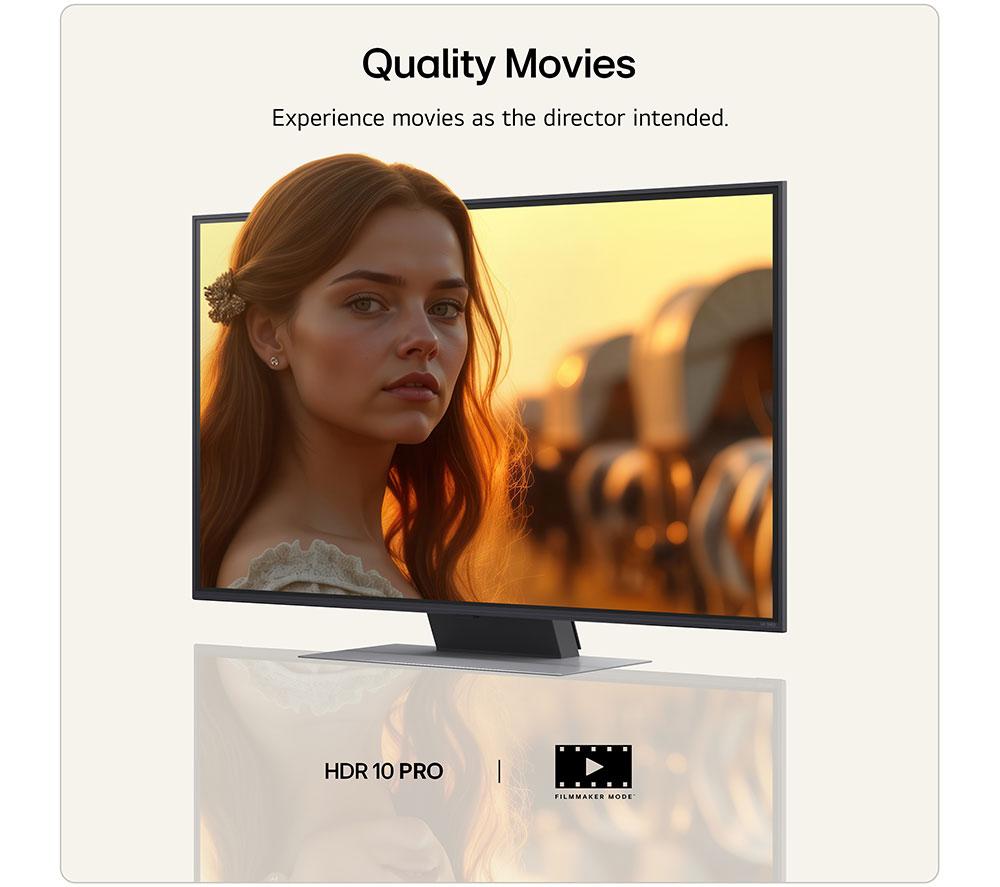 LG QNED86 43" QNED AI Mini LED 4K HDR Smart TV 2026 - 43QNED86B6B image number 12 of 13