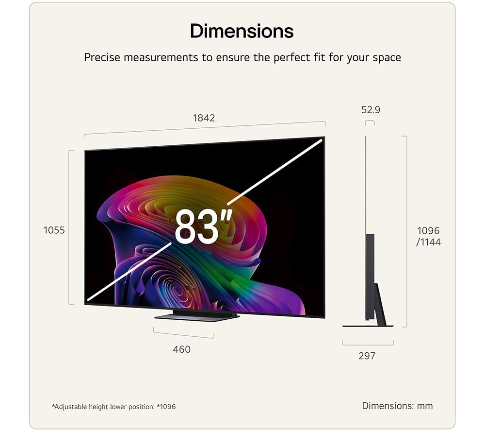LG C6 83" OLED AI 4K HDR Smart TV 2026 - OLED83C64LA image number 3 of 15
