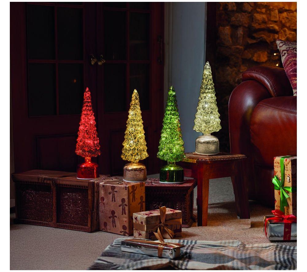 SMART GARDEN Three Kings InLit Spinning WonderTree Christmas Light - 34 cm, Ruby image number 3 of 3