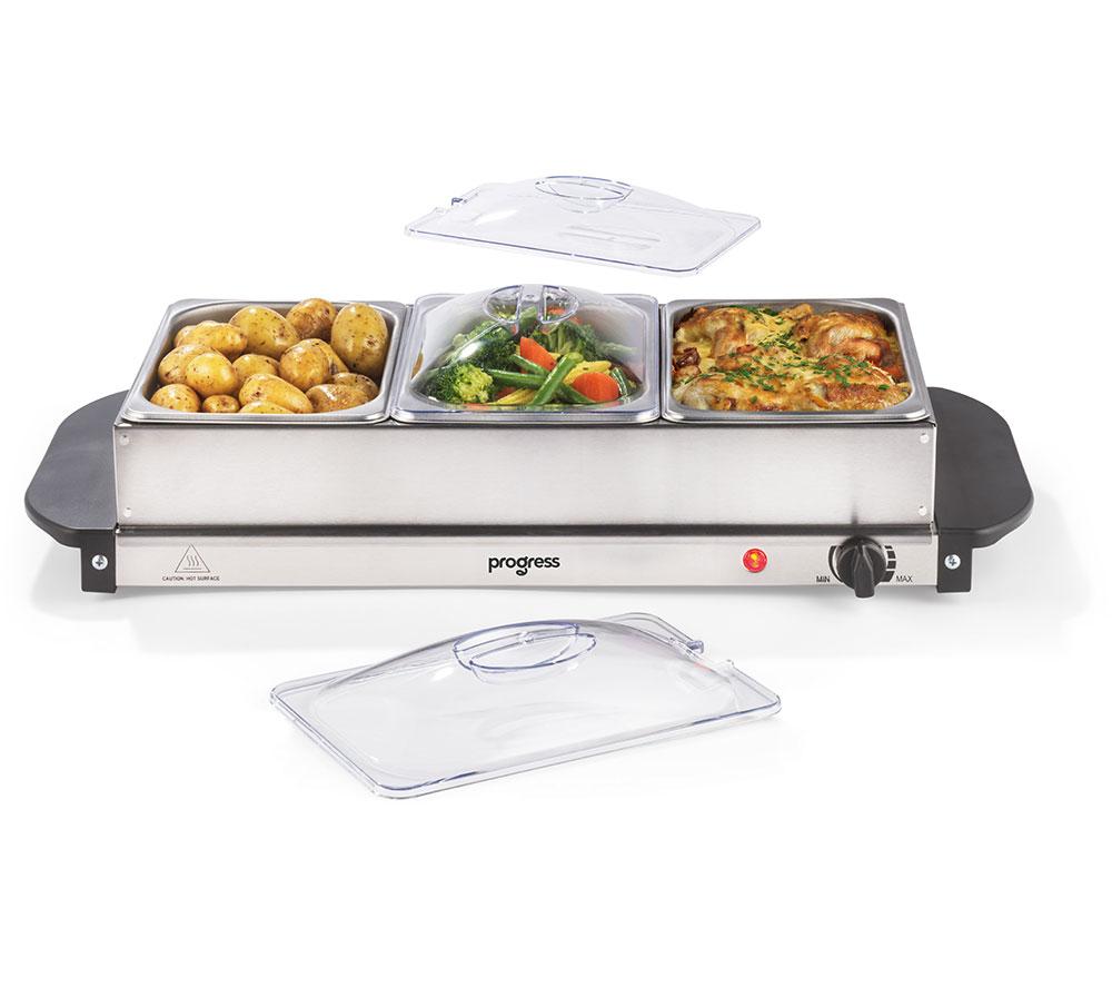 PROGRESS EK3664PH Electric Buffet Server - Silver image number 5 of 9