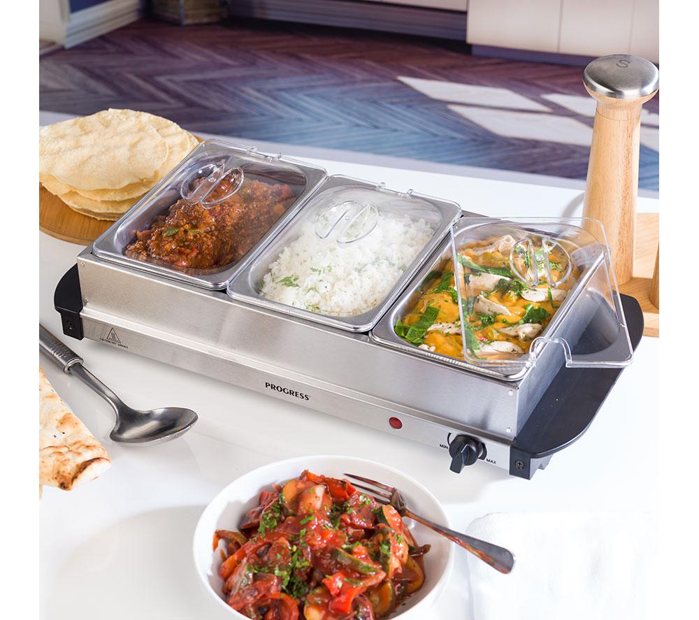 PROGRESS EK3664PH Electric Buffet Server - Silver image number 6 of 9