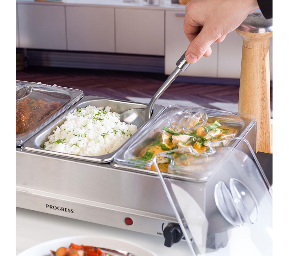 PROGRESS EK3664PH Electric Buffet Server - Silver image number 7 of 9