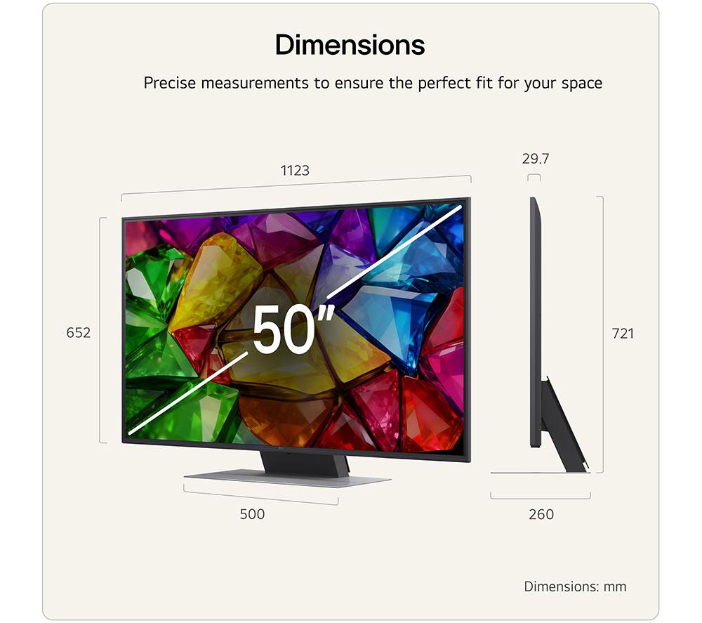 LG MRGB88 50" Mini RGB AI 4K HDR Smart TV 2026 - 50MRGB88B6B image number 3 of 13