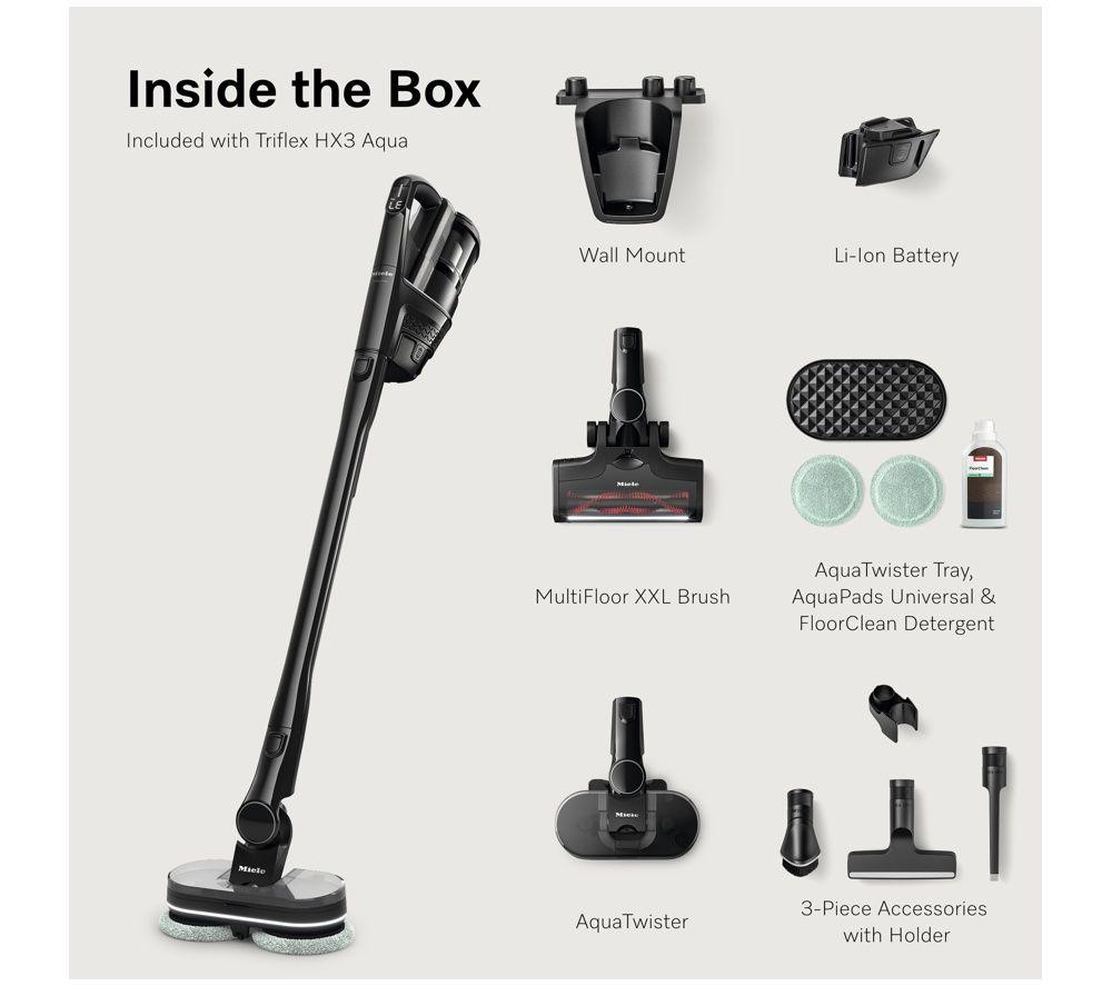 MIELE Triflex HX3 Aqua Cordless Vacuum Cleaner - Obsidian Black image number 5 of 6