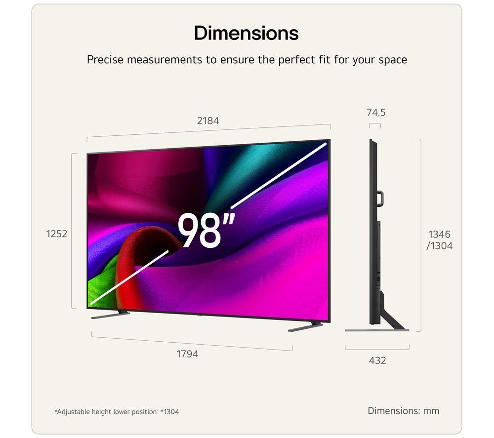 LG NU90 98" LED 4K HDR Smart TV 2026 - 98NU900B6LB image number 5 of 5