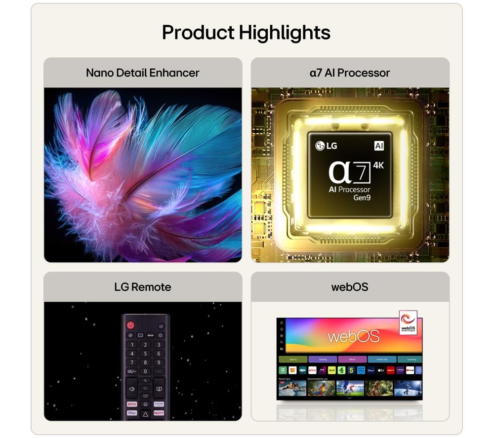 LG NU85 85" LED 4K HDR Smart TV 2026 - 85NU850B6LA image number 4 of 11