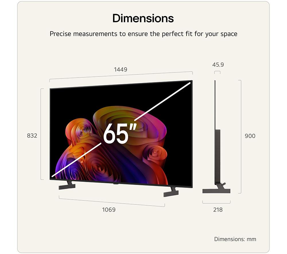 LG B6 65" OLED AI 4K HDR Smart TV 2026 - OLED65B6ELC image number 3 of 14