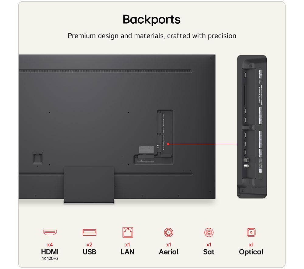 LG QNED86 86" QNED AI Mini LED 4K HDR Smart TV 2026 - 86QNED86B6B image number 13 of 13