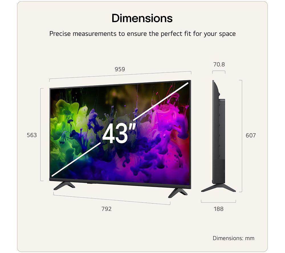 LG QNED7E 43" QNED AI Mini LED 4K HDR Smart TV 2026 - 43QNED7EB3C image number 15 of 25