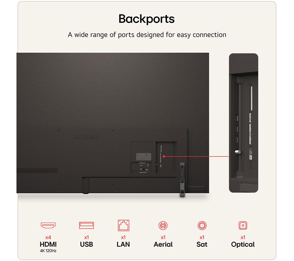 LG B6 83" OLED AI 4K HDR Smart TV 2026 - OLED83B6ELB image number 14 of 14