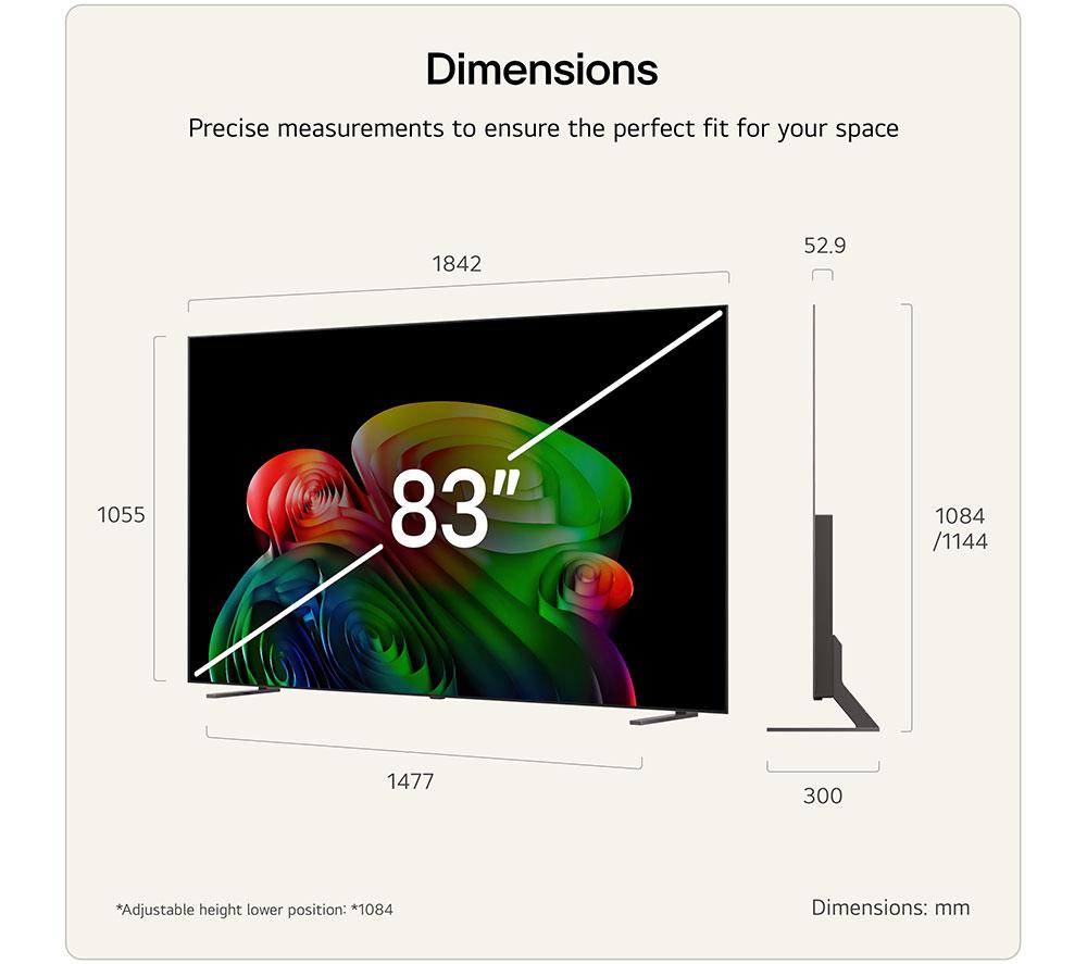 LG B6 83" OLED AI 4K HDR Smart TV 2026 - OLED83B65LA image number 3 of 14