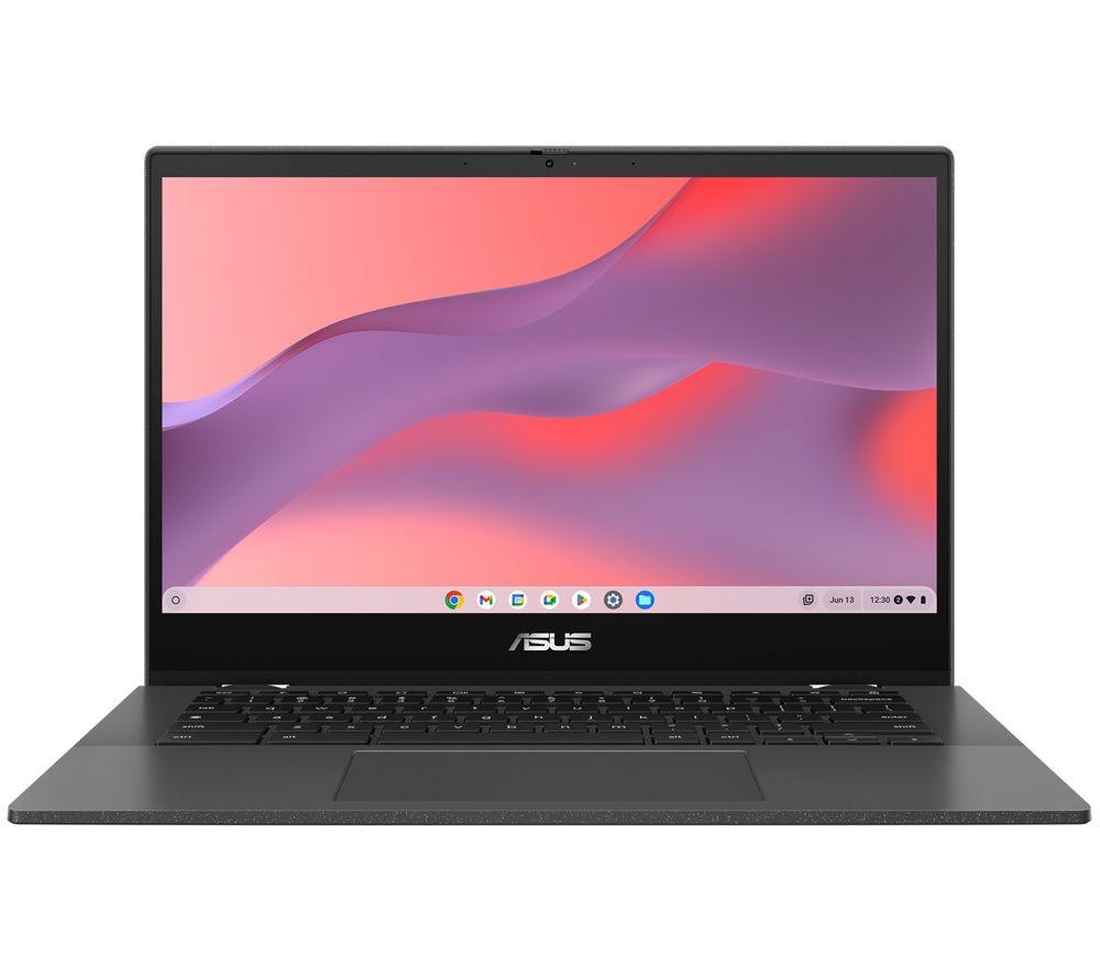 ASUS CM14 Flip 14" 2 in 1 Chromebook - MediaTek Kompanio 520, 128 GB eMMC, Gravity Grey image number 2 of 3