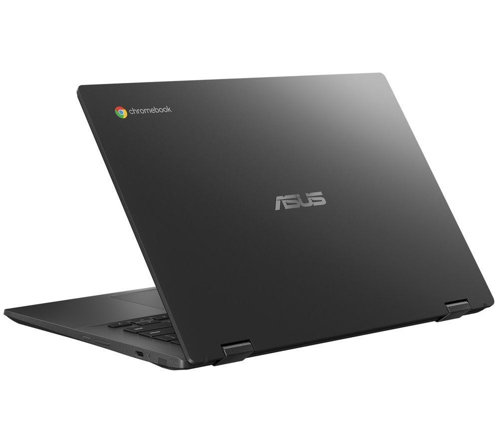 ASUS CM14 Flip 14" 2 in 1 Chromebook - MediaTek Kompanio 520, 128 GB eMMC, Gravity Grey image number 3 of 3