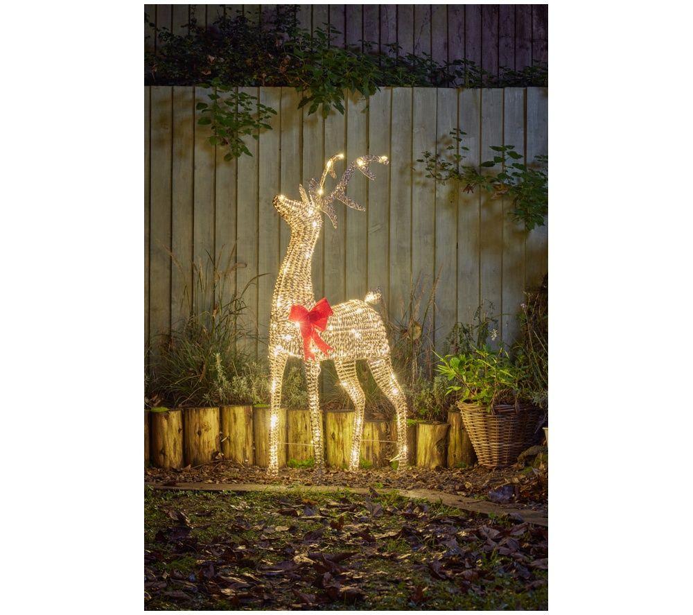 SMART GARDEN Three Kings GlitterTwist Gold Reindeer Christmas Light - 115 cm, Gold image number 2 of 2