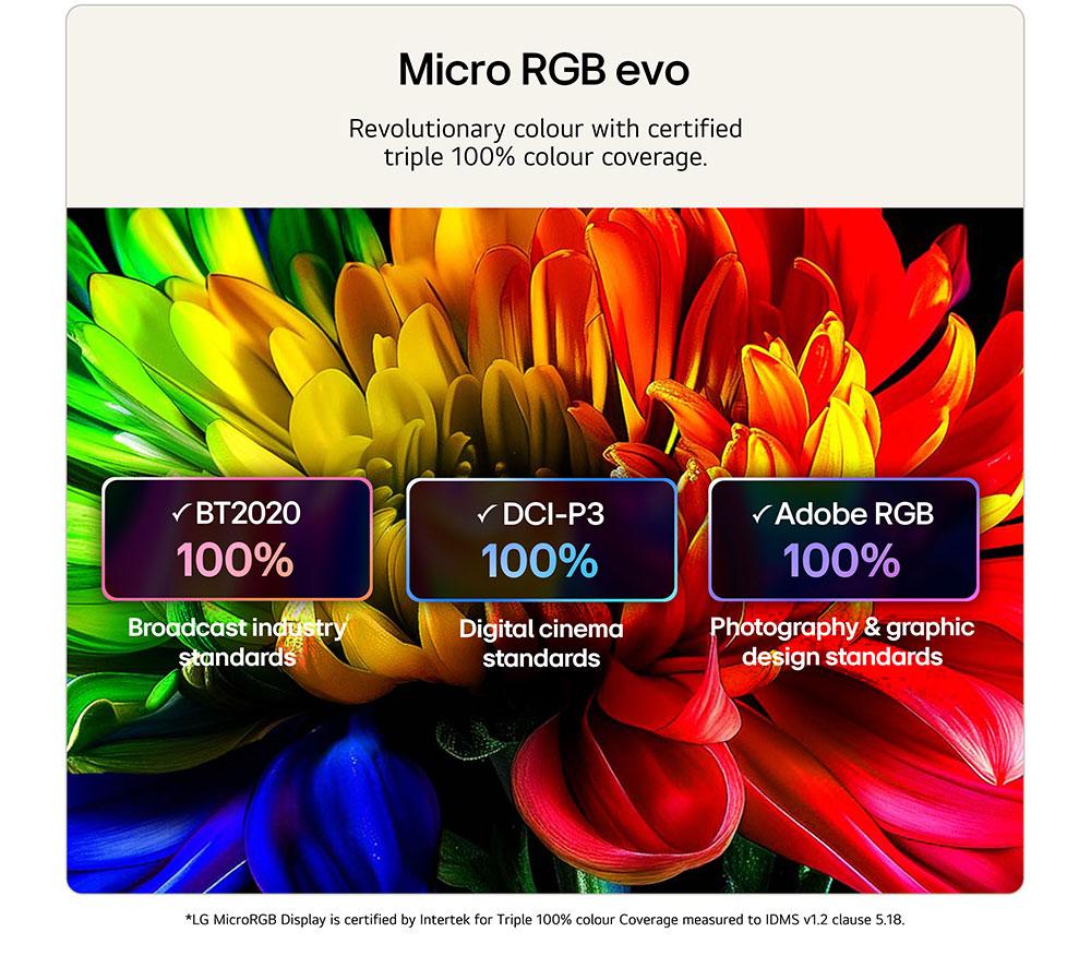 LG MRGB96 86" Micro RGB AI 4K HDR Smart TV 2026 - 86MRGB96B6B image number 7 of 14