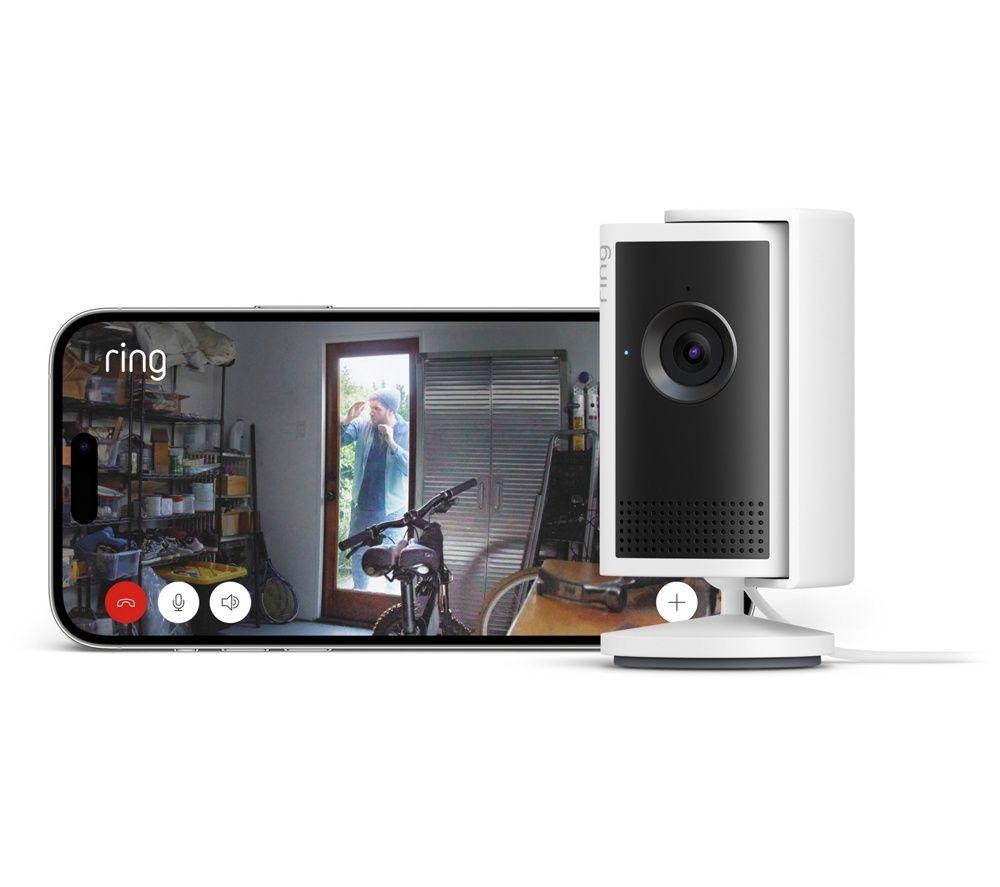 RING Indoor Camera Plus Retinal 2K WiFi Security Camera - Black image number 2 of 10