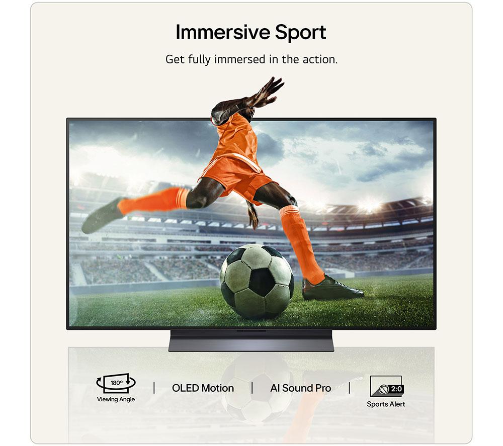 LG C6 48" OLED AI 4K HDR Smart TV 2026 - OLED48C66LB image number 12 of 15
