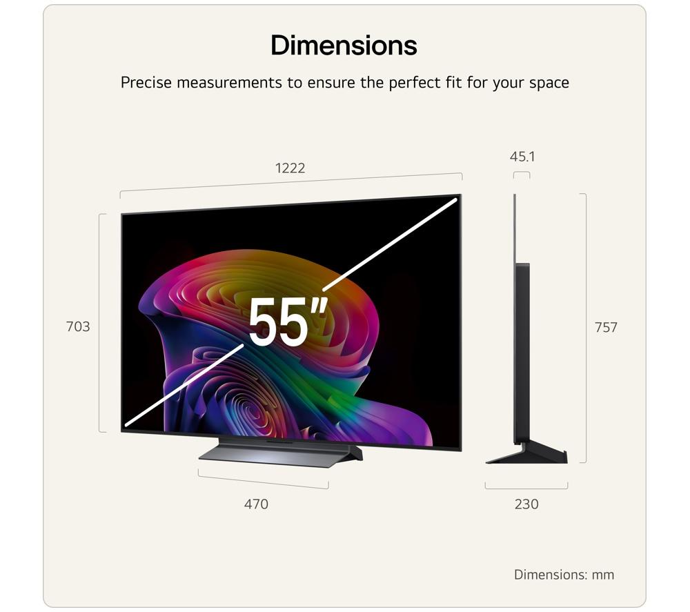 LG C6 55" OLED AI 4K HDR Smart TV 2026 - OLED55C64LA image number 3 of 15