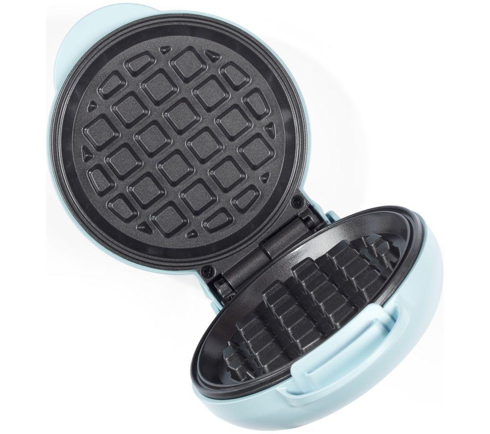 GILES & POSNER Sorbet Mini Waffle Maker - Matte Blue image number 2 of 3