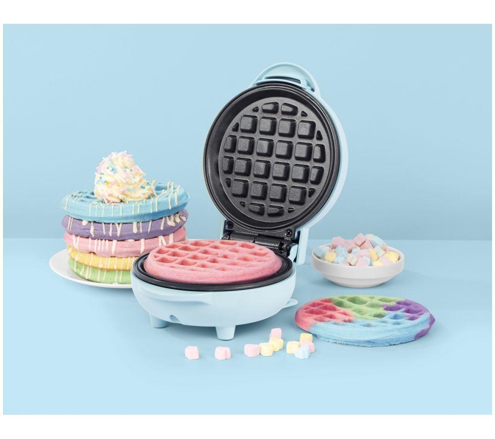 GILES & POSNER Sorbet Mini Waffle Maker - Matte Blue image number 3 of 3