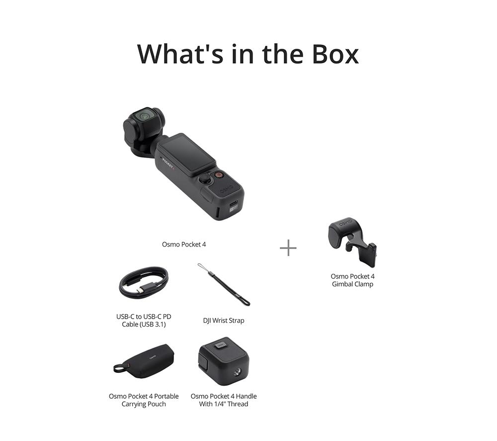 DJI Osmo Pocket 4 4K Ultra HD Action Camera - Black image number 8 of 9