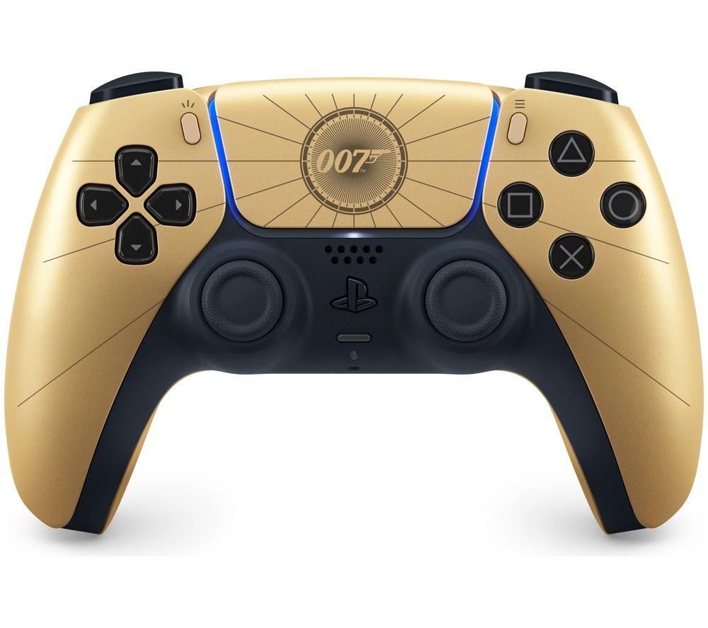 Playstation Ps5 007 First Light Dualsense Wireless Controller - Gold & Black