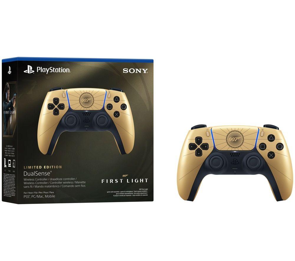 PLAYSTATION PlayStation PS5 007 First Light DualSense Wireless Controller - Gold & Black image number 4 of 8