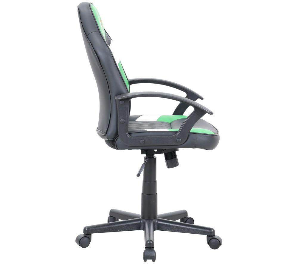 ADX Firebase Lite Gaming Chair - Green & Black image number 2 of 9