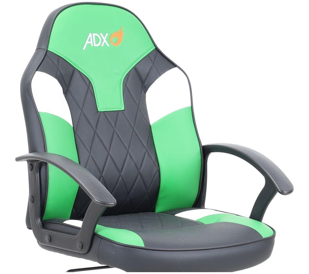 ADX Firebase Lite Gaming Chair - Green & Black image number 6 of 9