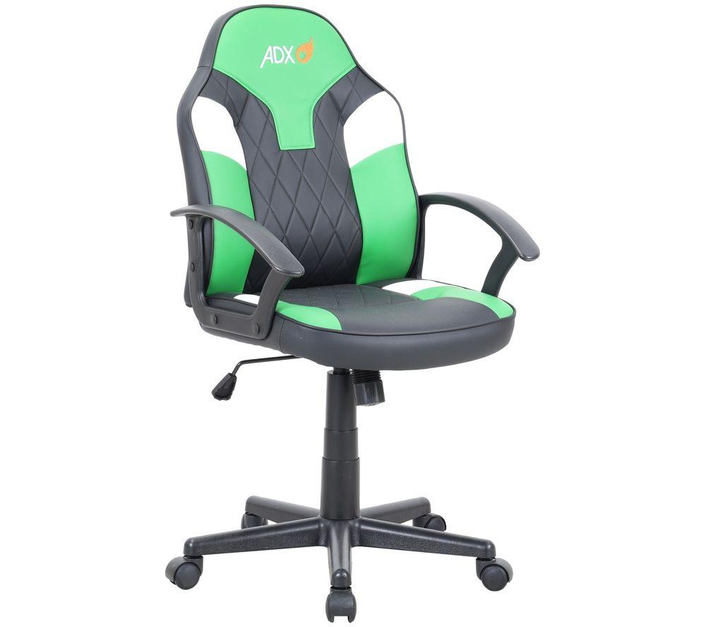 ADX Firebase Lite Gaming Chair - Green & Black image number 7 of 9