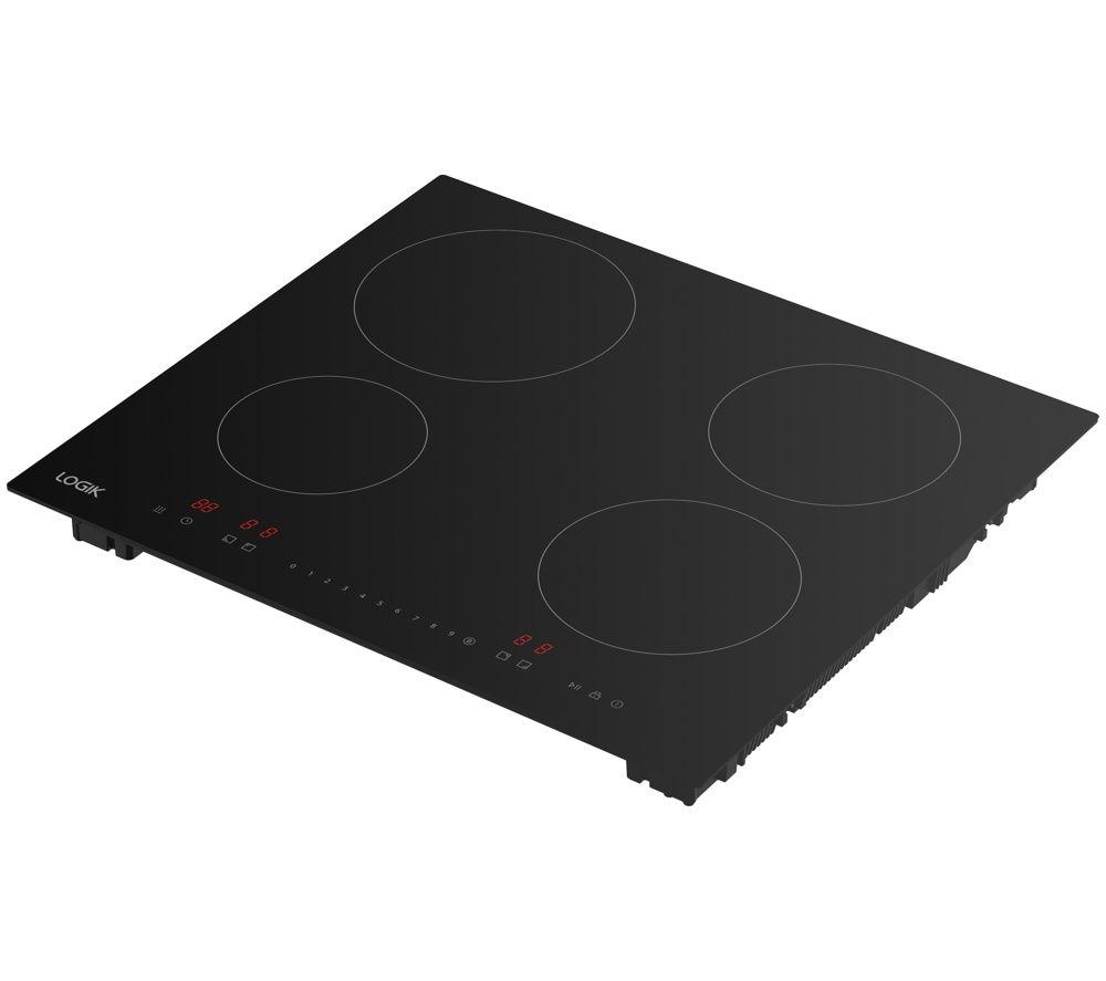 LOGIK LINDHOB26 59 cm Electric Induction Hob - Black image number 2 of 4