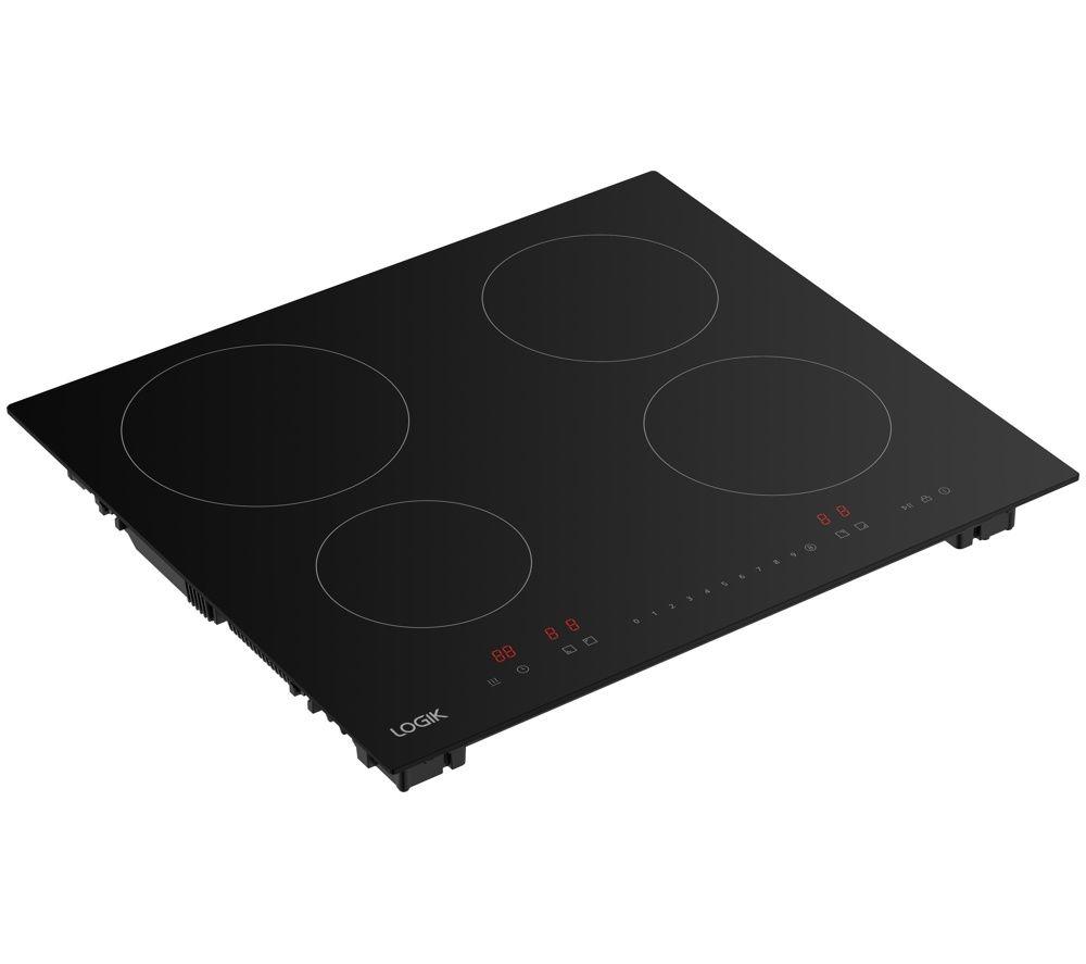 LOGIK LINDHOB26 59 cm Electric Induction Hob - Black image number 3 of 4