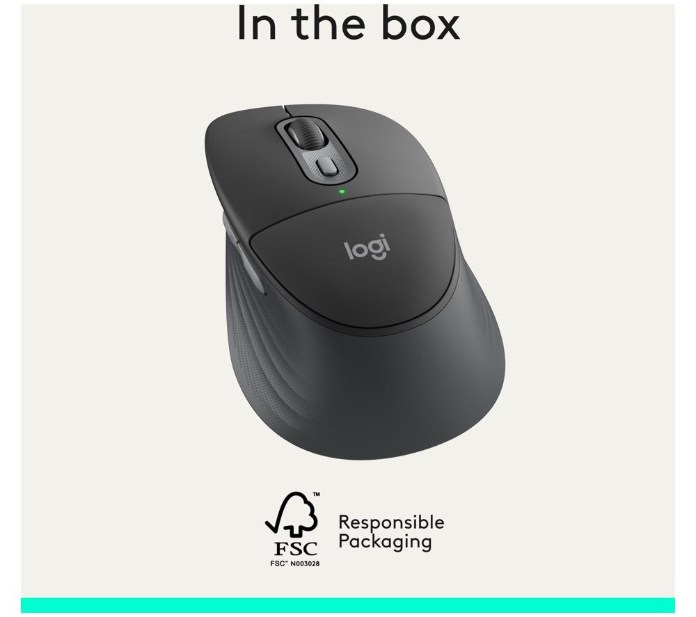 LOGITECH Signature Comfort Plus M850 L Wireless Optical Mouse image number 13 of 13