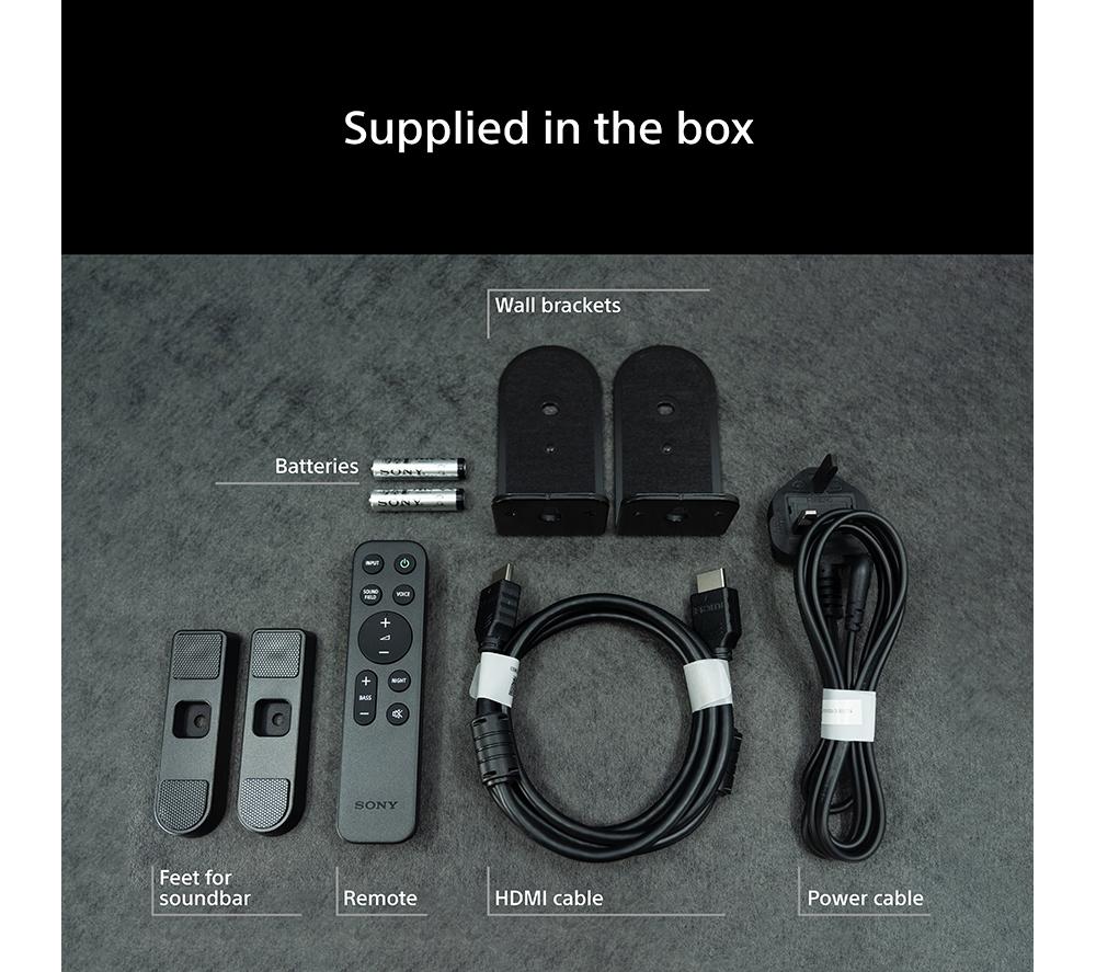 SONY BRAVIA Theatre Bar 7 HT-A7100 5.0.2 Sound Bar with Dolby Atmos & DTS:X image number 9 of 13