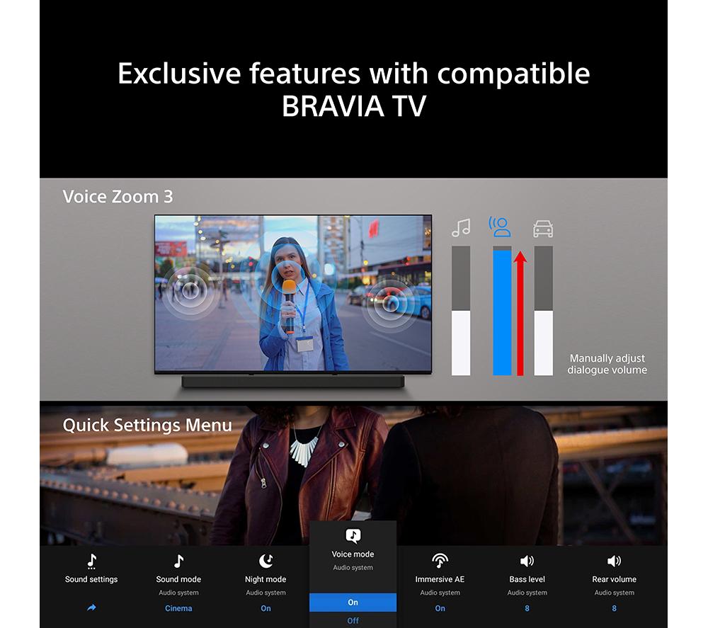 SONY BRAVIA Theatre Bar 7 HT-A7100 5.0.2 Sound Bar with Dolby Atmos & DTS:X image number 12 of 13