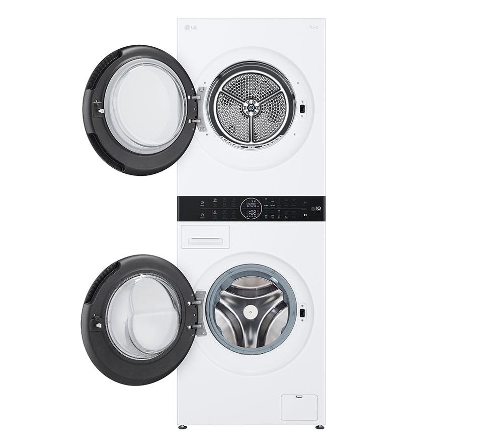LG WashTower WT1210WWF WiFi-enabled 12 kg Washer Dryer - White image number 14 of 20