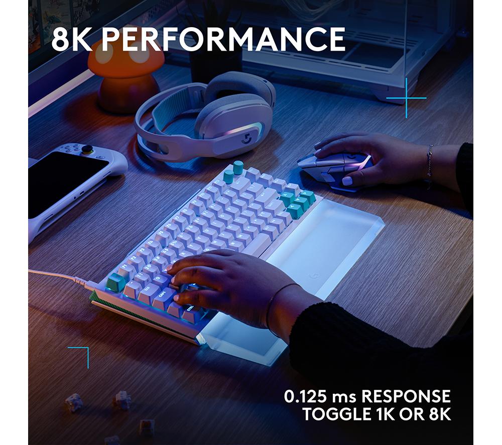 LOGITECH G512 X 75 Mechanical Gaming Keyboard - White image number 6 of 11