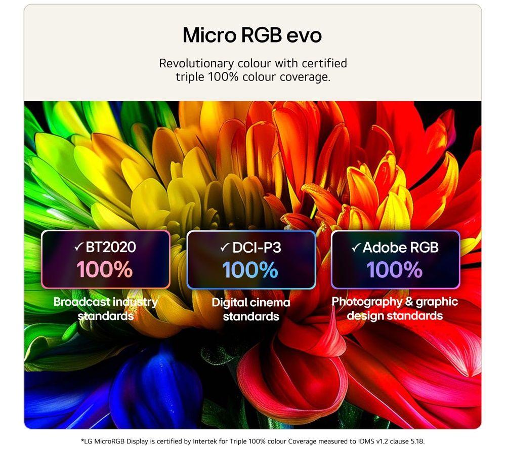 LG MRGB96 100" Micro RGB AI 4K HDR Smart TV 2026 - 100MRGB96B6B image number 5 of 13