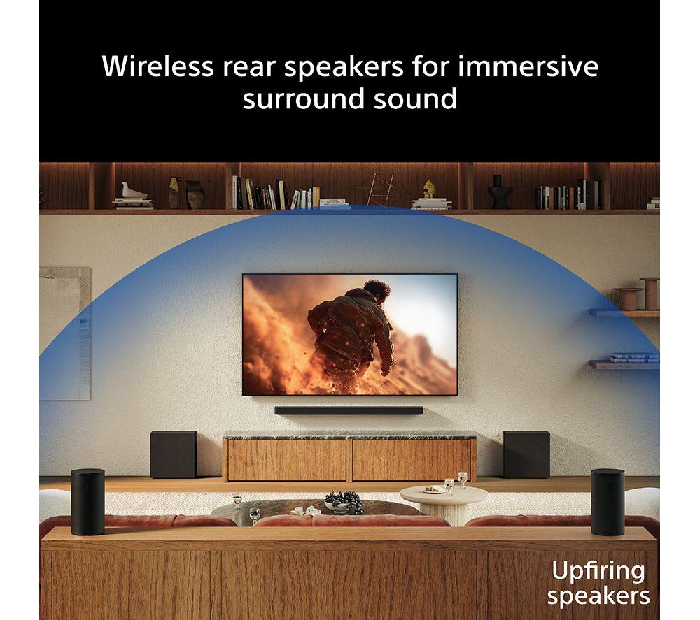 SONY BRAVIA Theatre Rear 9 SARS9 Wireless Speakers - Black image number 2 of 6