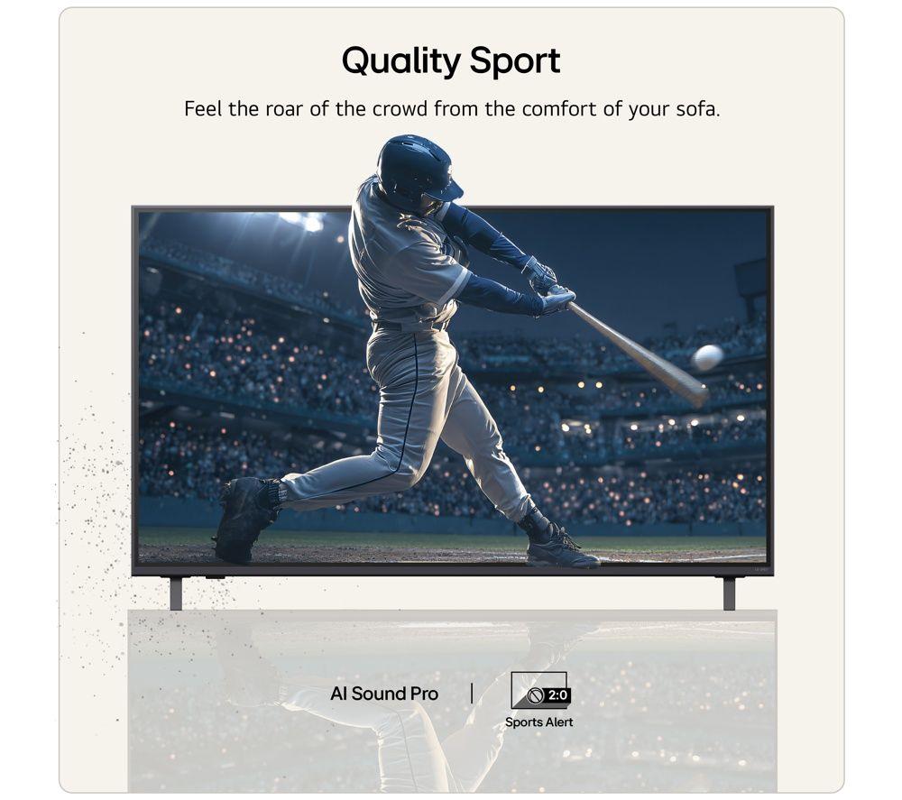 LG QNED81 43" QNED AI Mini LED 4K HDR Smart TV 2026 - 43QNED81B6C image number 12 of 13